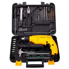 STANLEY - Taladro percutor 600W + 37 piezas SDH600KA-B2C