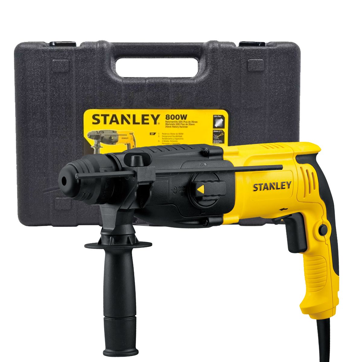 STANLEY - Rotomartillo SDS PLUS 26mm 800W Stanley SHR263K-B2C