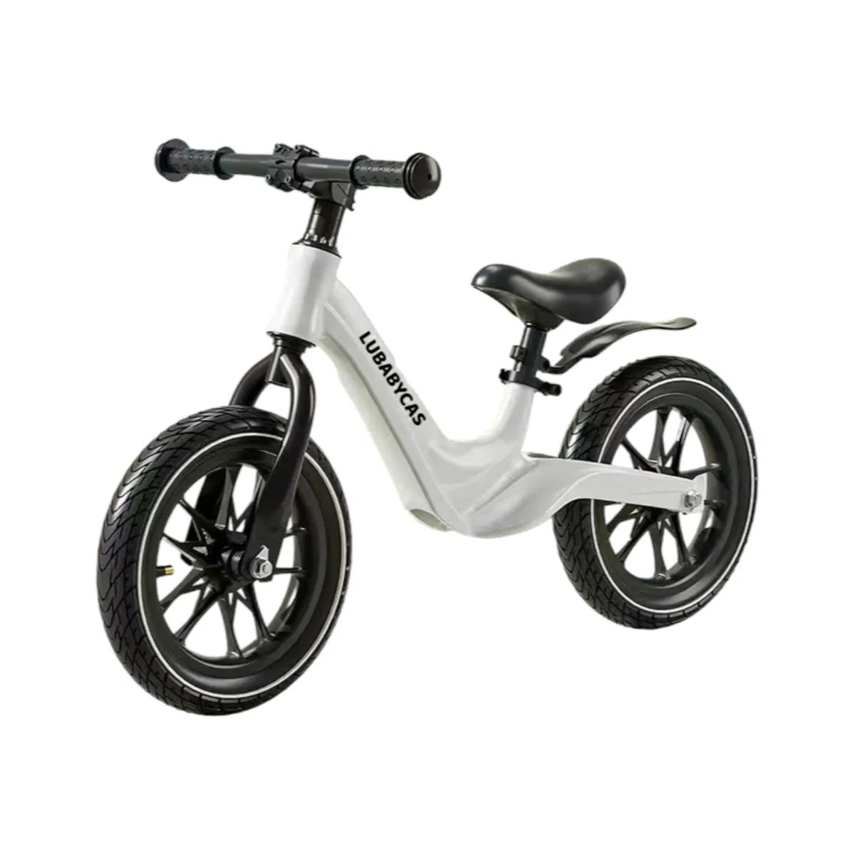 LUBABYCAS - Bicicleta De Equilibrio Aprendizaje Star Lubabycas Blanca