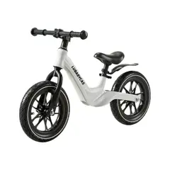 LUBABYCAS - Bicicleta De Equilibrio Aprendizaje Star Blanca