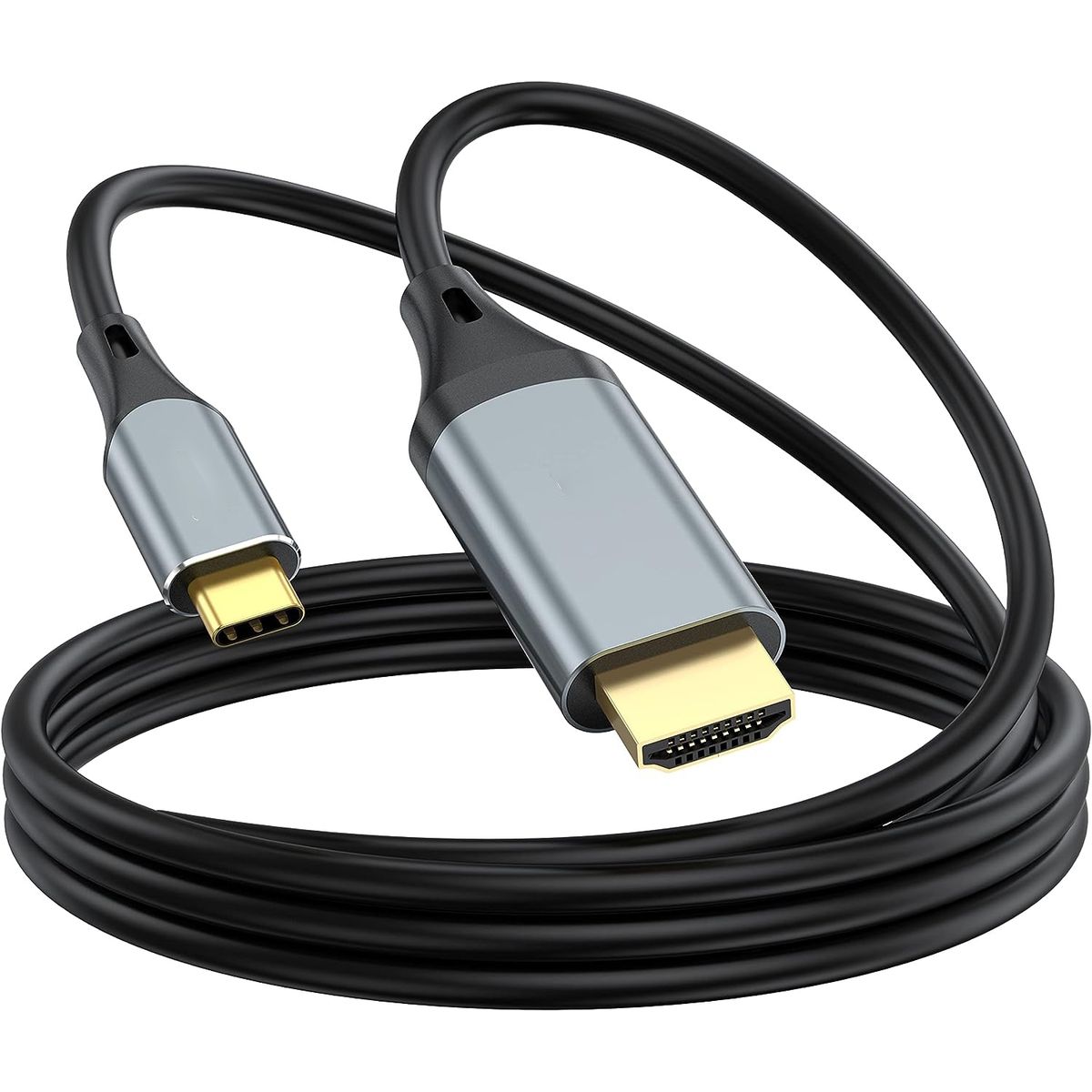 GENERICO - Cable Tipo C A Hdmi 4k Uhd 3840p Cable Hdmi 2 Metros Cables