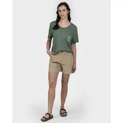 GNOMO - Polera Algodón Orgánico P-15 Mujer Green