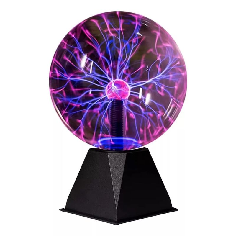 GENERICO - Lampara Veladores Plasma Energia Tactil Bola Rayos Velador