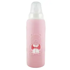 GENERICO - Protector De Silicona - Mamadera De Vidrio Boca Estándar 240 ml Pigeon