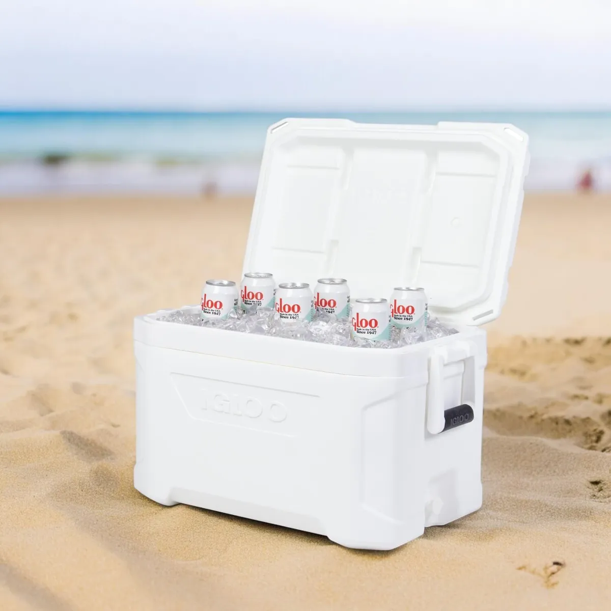 IGLOO - Cooler Nevera Hielera Marine Profile Blanco 47 Litros Igloo