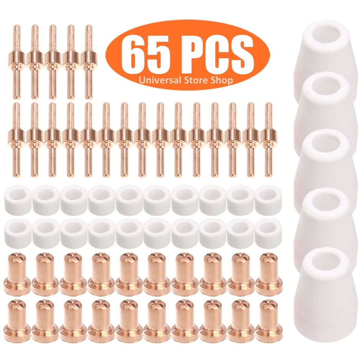 GENERICO - 65 Consumible Corte Air Plasma Antorcha Punta Boquilla