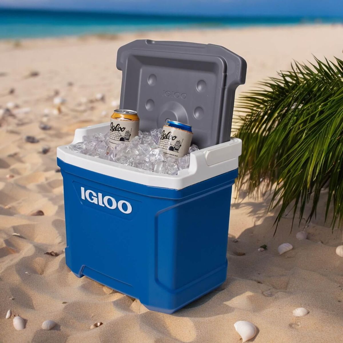 IGLOO - Cooler Nevera Hielera Latitude Azul 15 Litros Igloo
