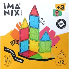 BRAINTOYS - IMA-012 IMANIX 12 PIEZAS
