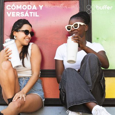 Imagen 2 del producto Termo CafeMug Buffer Vaso Termico600ml Sellable - Crema