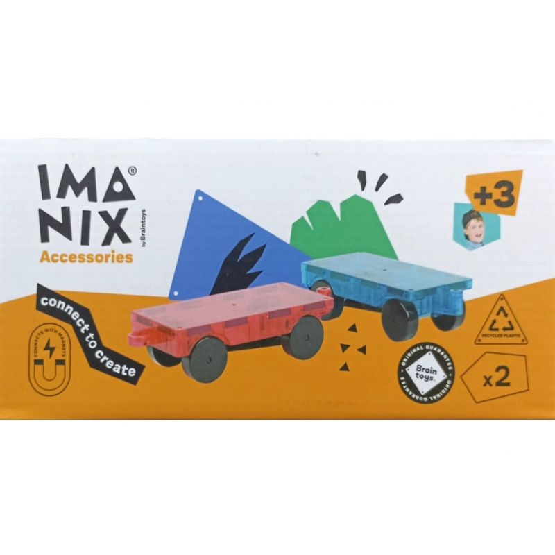 BRAINTOYS - BRAINTOYS IMA-CC2 IMANIX 2 CARS SET