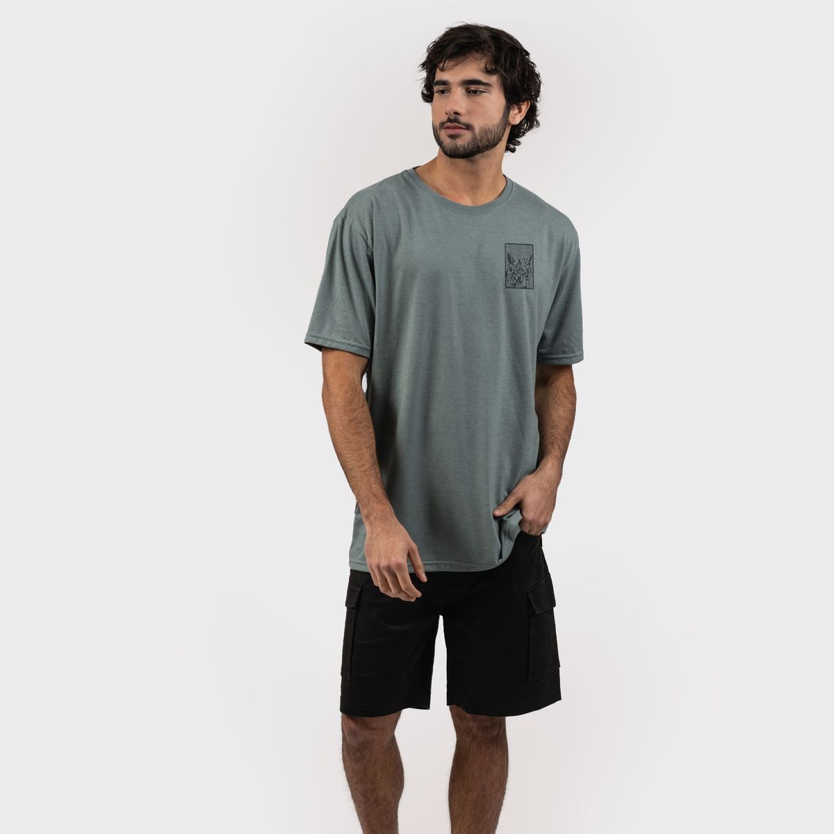 GNOMO - Polera Eco M-6 Hombre Indigo Gnomo