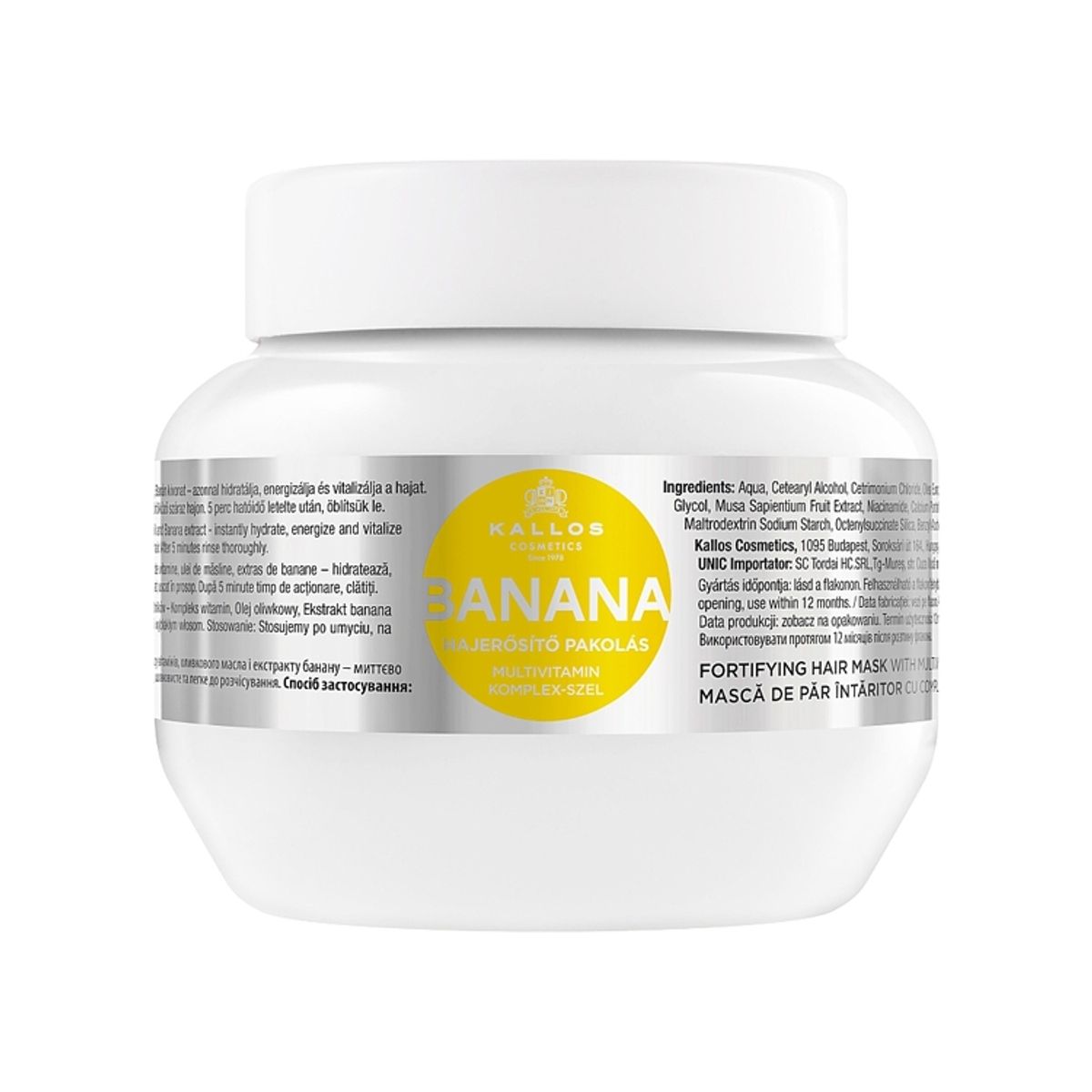 KALLOS - KALLOS - Hair Mask BANANA 275ml.