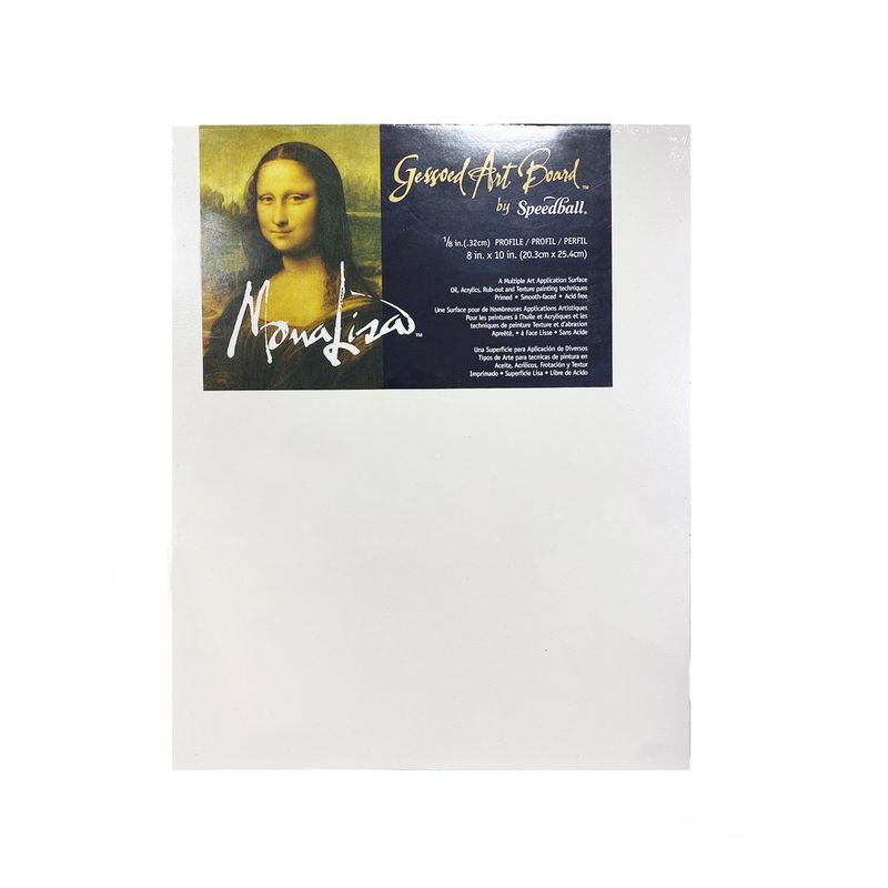 SPEEDBALL - Tablero Rígido de Arte Gessoed Mona Lisa 20x25cm