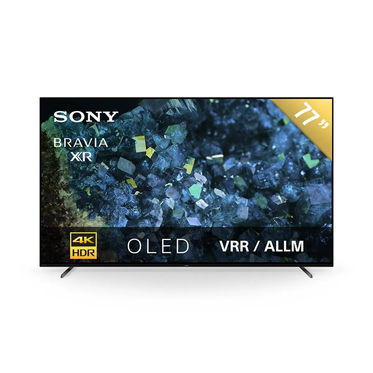SONY - LED Smart TV 4K HDR Google TV KD-77A80L