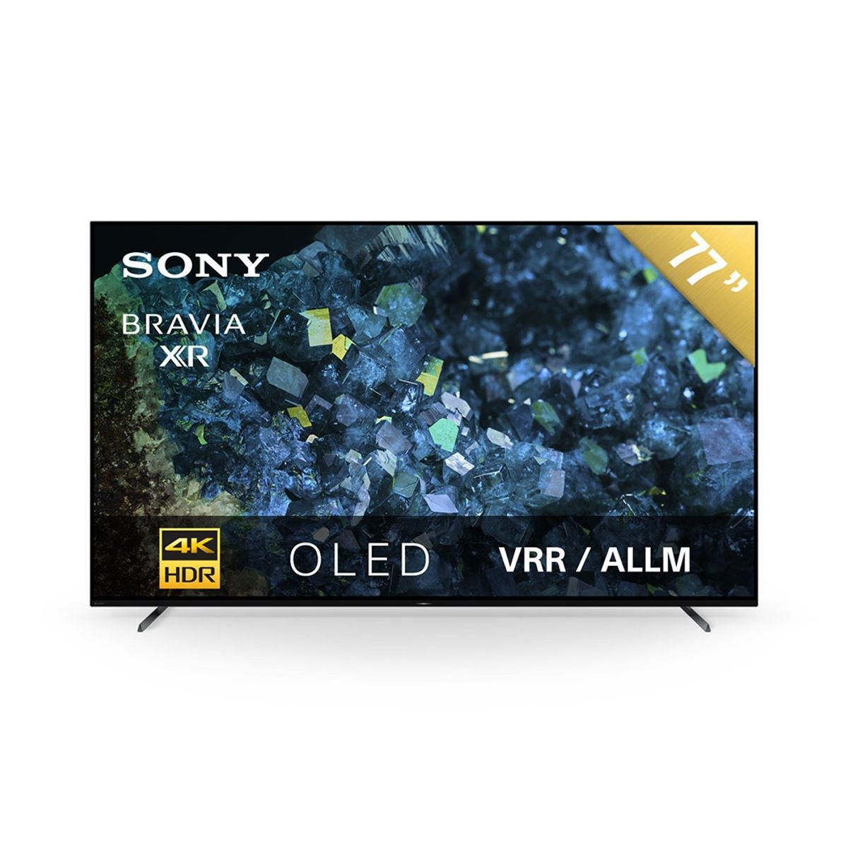SONY - LED Smart TV 4K HDR Google TV KD-77A80L