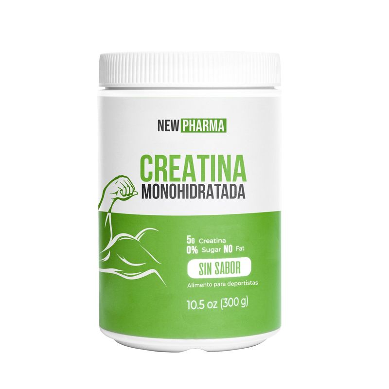 NEWPHARMA - Creatina monohidratada 300 gramos - NewPharma