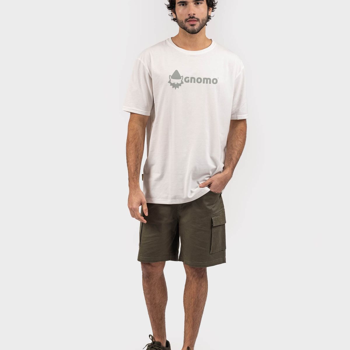 GNOMO - Polera Eco F-10 Hombre White Gnomo