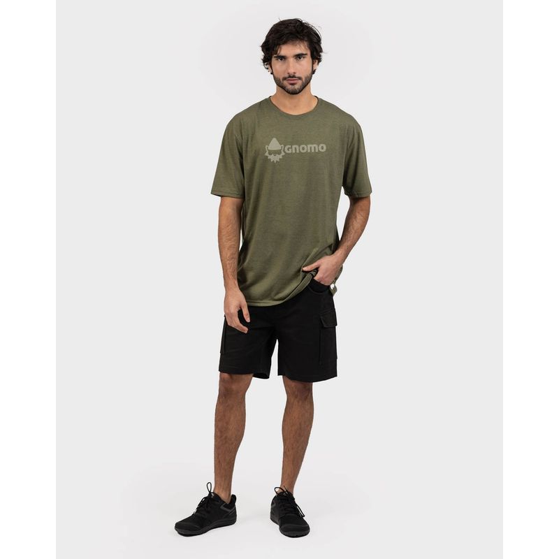 GNOMO - Polera Eco F-10 Hombre Stone Green Gnomo