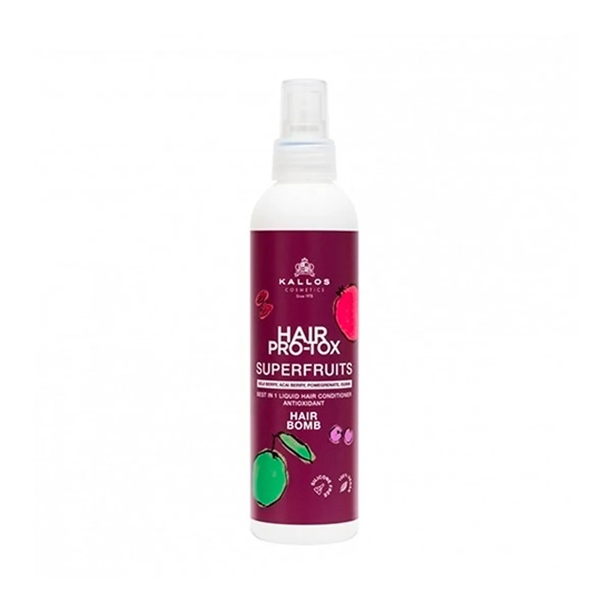 KALLOS - KALLOS - SUPERFRUITS Hair bomb 200ml