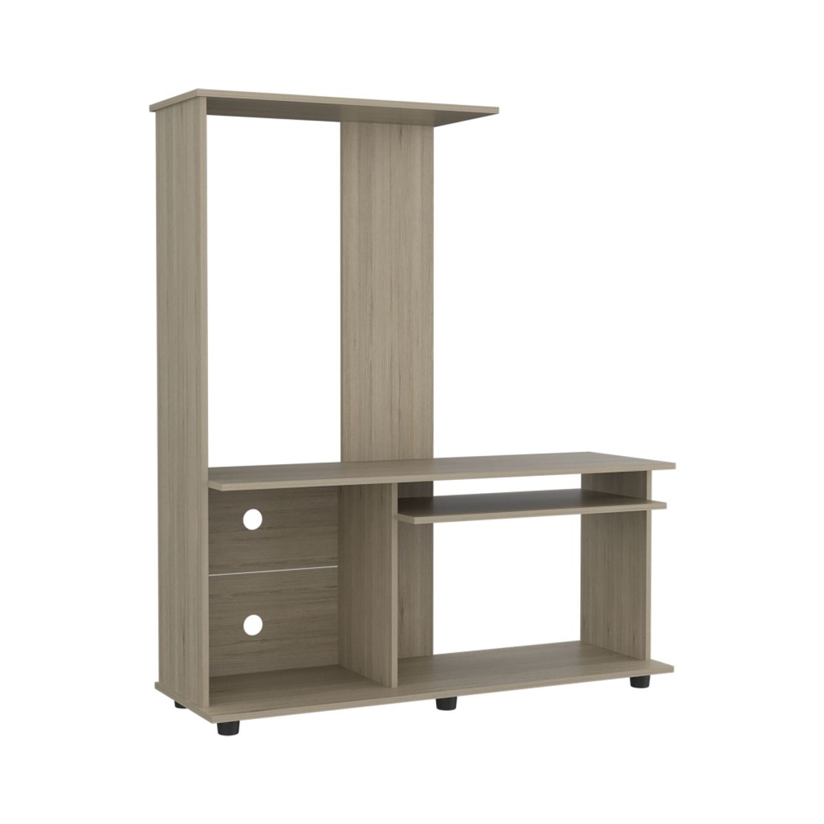 FMFURNITURE - Estante 50" Con 5 Repisas Fm-005C - Cafe Claro