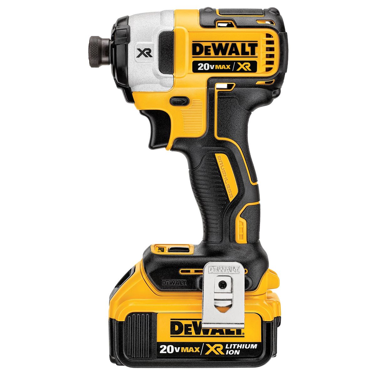 DEWALT - Kit Atornillador Impacto 20V + 2 baterías + accesorios DEWALT