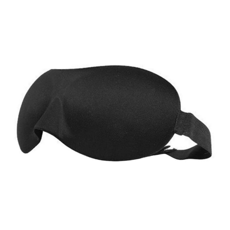 GENERICO - Antifaz Para Dormir Máscara Cubre Ojos 3d Descanso Viaje Negro.