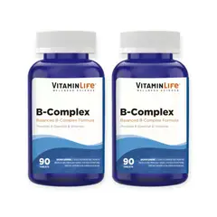 VITAMIN LIFE - PACK 2 B-COMPLEX 180 TABLETAS EN TOTAL VITAMINLIFE