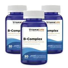 VITAMIN LIFE - PACK 3 B-COMPLEX 270 TABLETAS EN TOTAL VITAMINLIFE