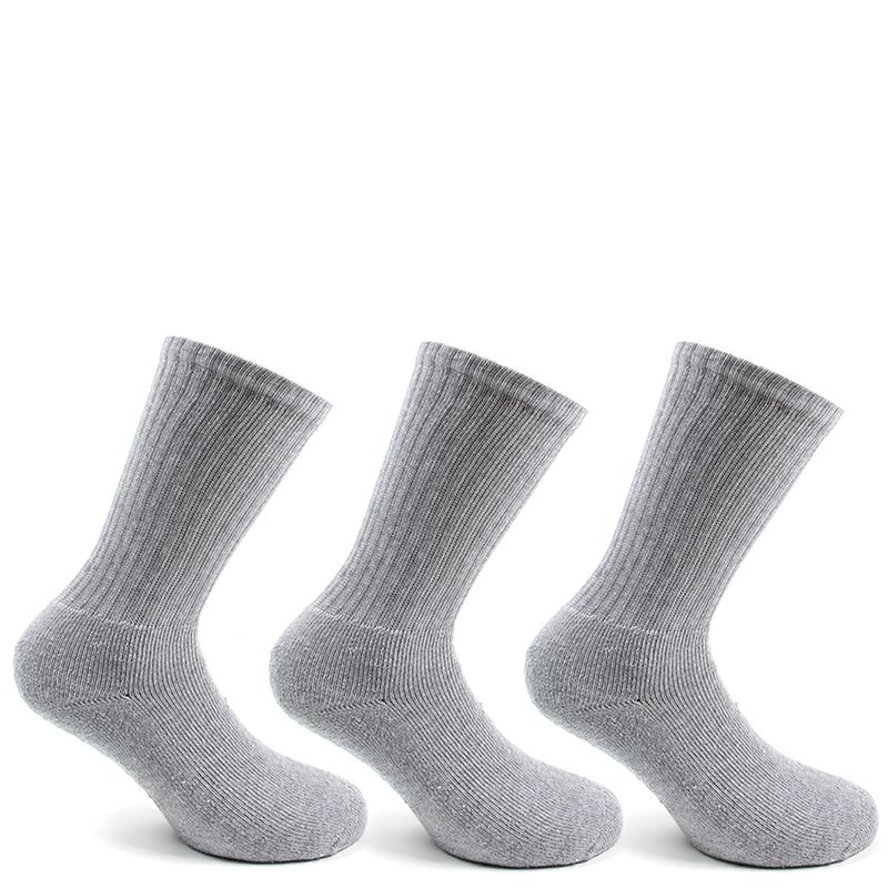 PERUGGI - Calcetín Algodón Deportivo Tri-Pack Gris Peruggi