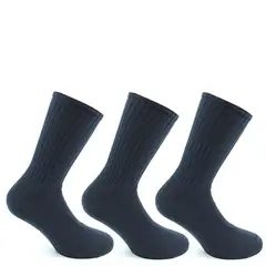 PERUGGI - Calcetín Algodón Deportivo Tri-Pack Azul