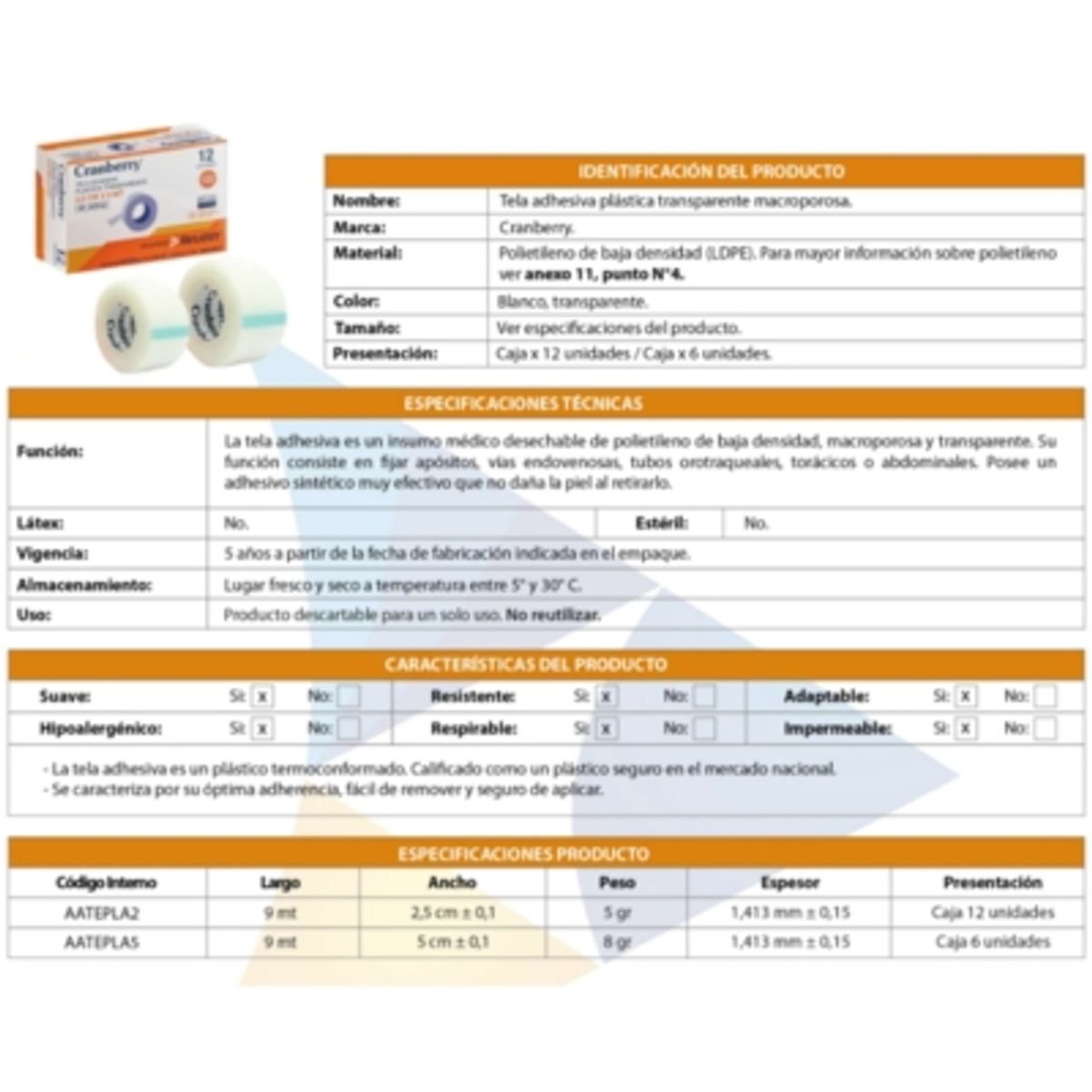 CRANBERRY - Tela Adhesiva Plástica Transparente 25cm x 9mt Cranberry X12 Un…