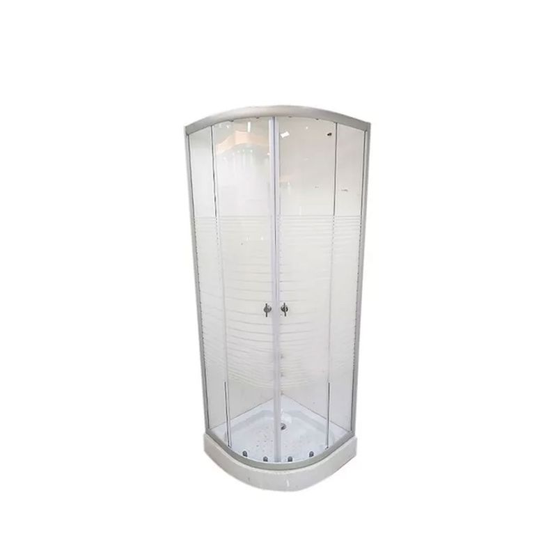DECHAUS - Shower Door Con Receptáculo Curvo 70x70x194 Cms