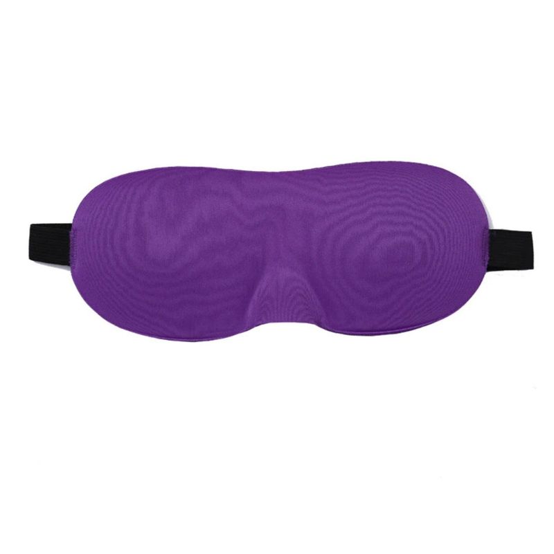 GENERICO - Antifaz Para Dormir Máscara Cubre Ojos 3d Descanso Viaje Violeta.