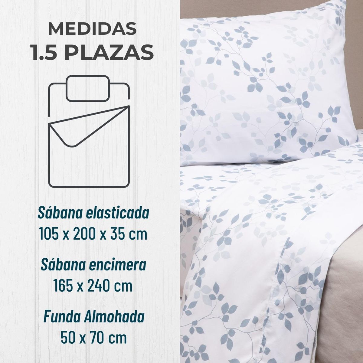CASATUA - Sabanas Estampadas Casatua Ultra Suaves - 1.5 Plazas