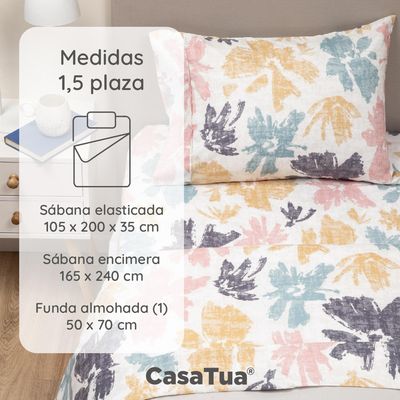 Imagen 2 del producto Sabanas Estampadas Ultra Suaves - 1.5 Plazas