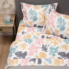 CASATUA - Sabanas Estampadas Ultra Suaves - Multicolor - Super King