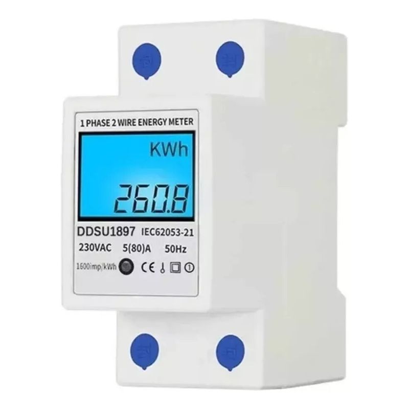 GENERICO - Remarcador Monofasico Digital 50a Medidor Electrico