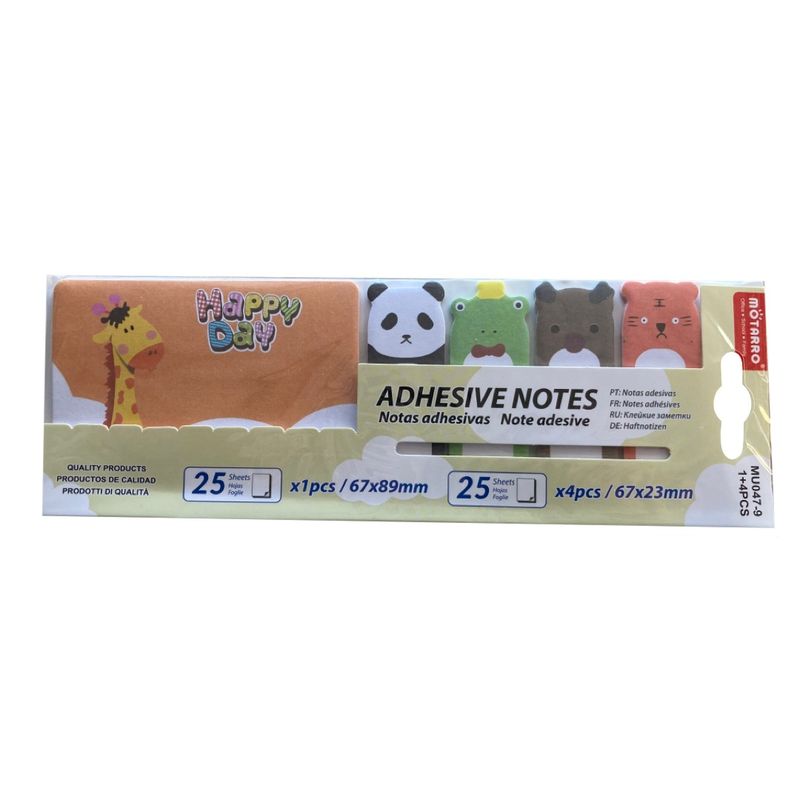 GENERICO - Notas adhesivas banderitas - Animales