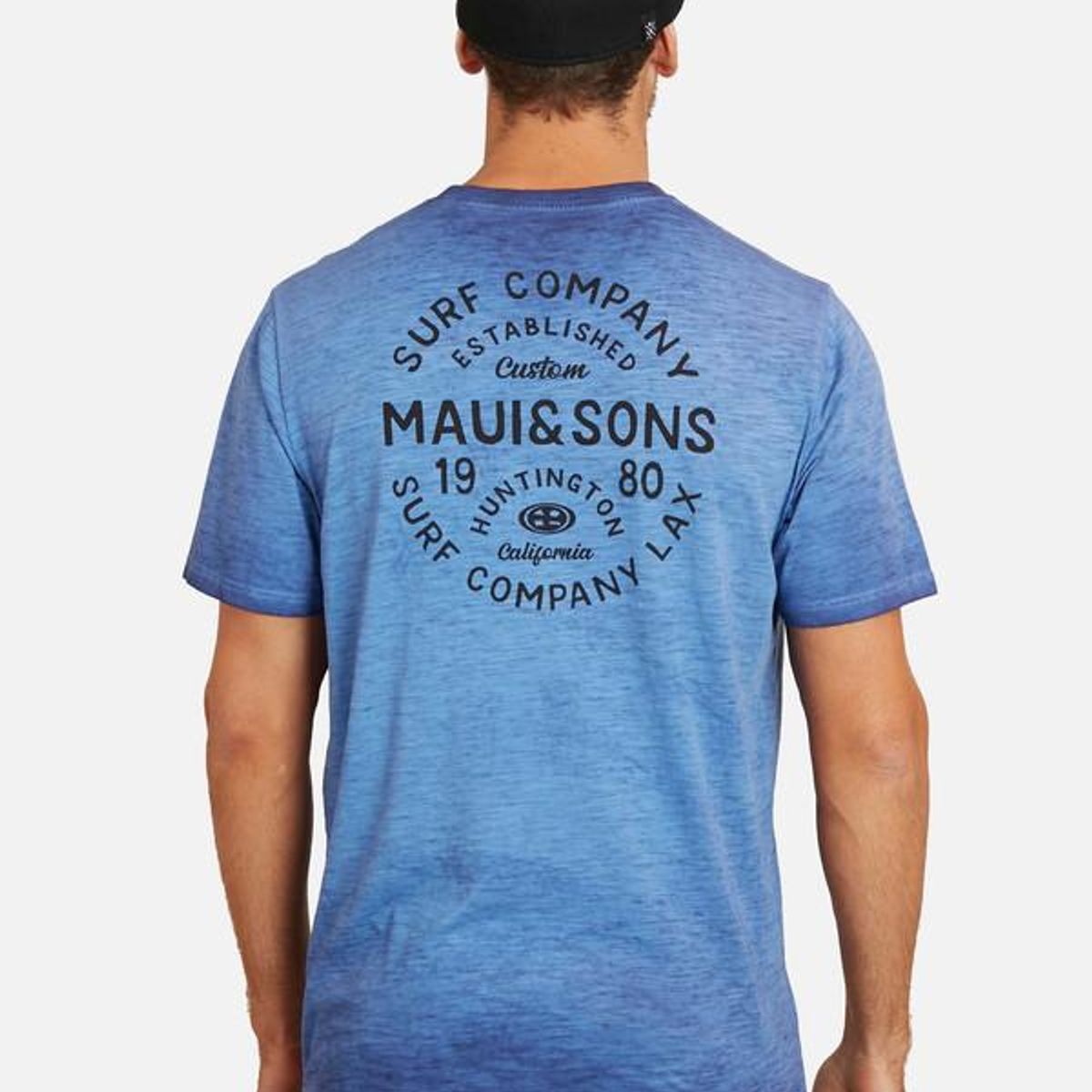 MAUI AND SONS - Polera Custom Surf Tee Hombre Morado Maui And Sons