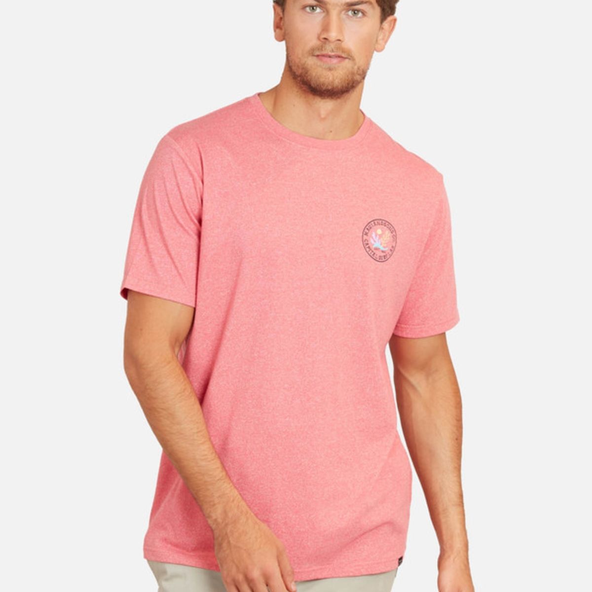 MAUI AND SONS - Polera Coral Papital Hombre Rosado Maui And Sons