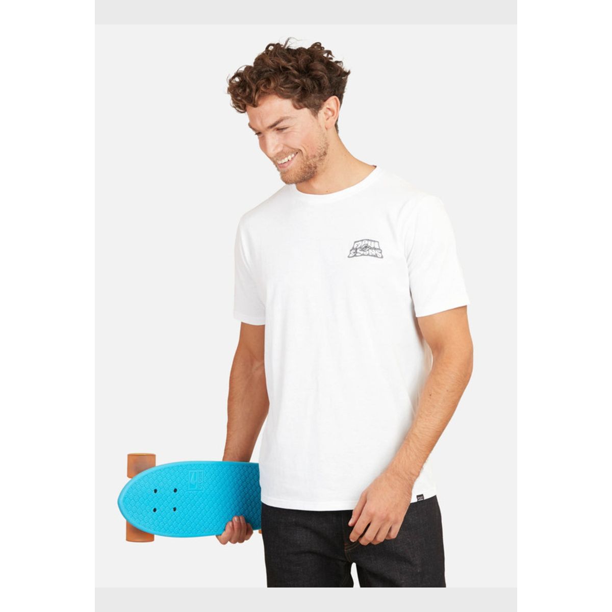 MAUI AND SONS - Polera Good Vibes Hombre Blanco Maui And Sons