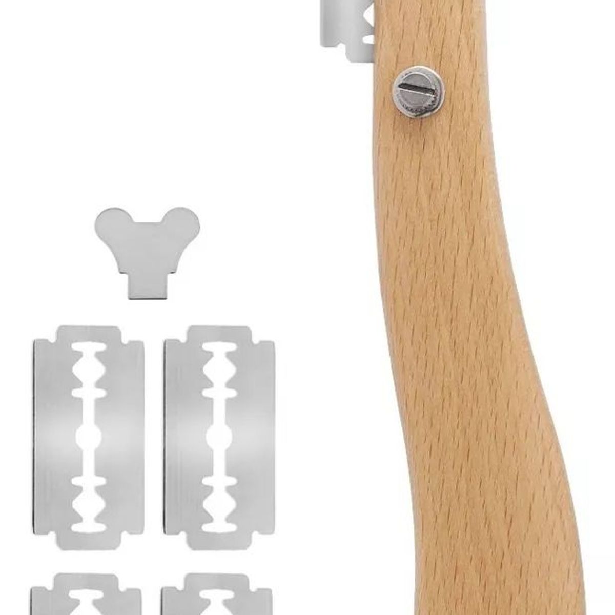 KUANGYE - Greñador Masa Madre Con 5 Hojas, Cortador De Pan Rallado