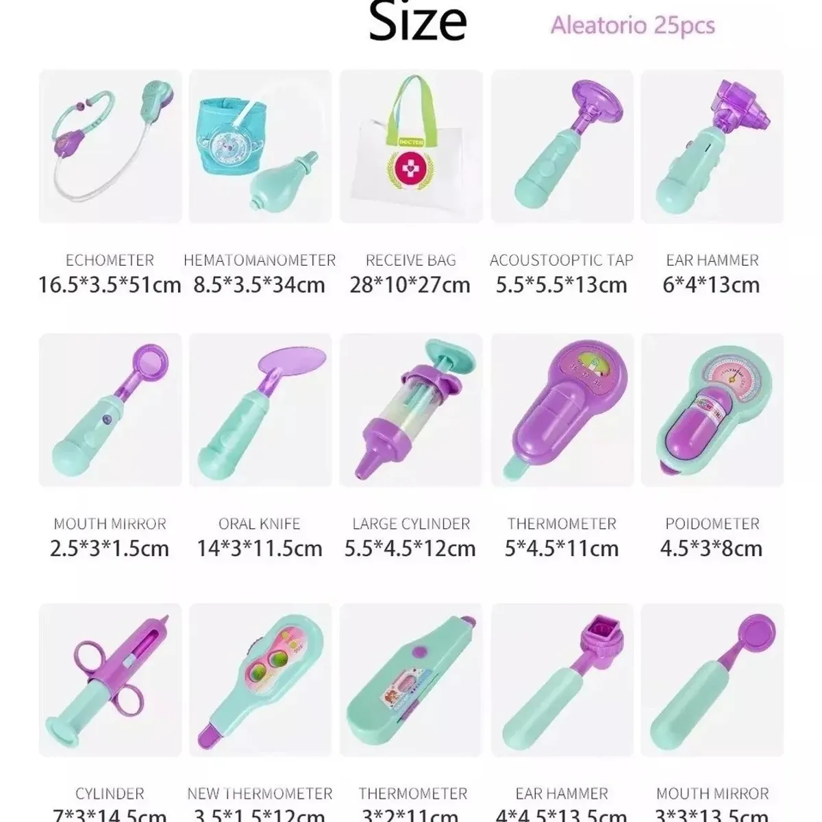 TNAKIEX - 25 Juguetes Medico Doctor Niños Infantil Con Luz Y Sonido