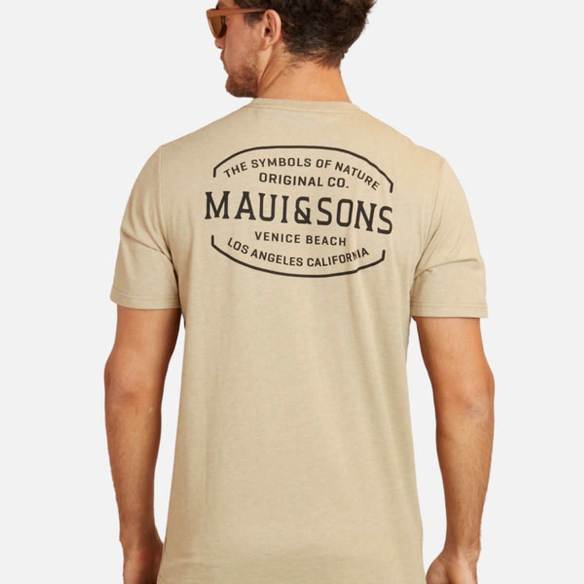 MAUI AND SONS - Polera Skull Pina B Hombre Khaki Maui And Sons
