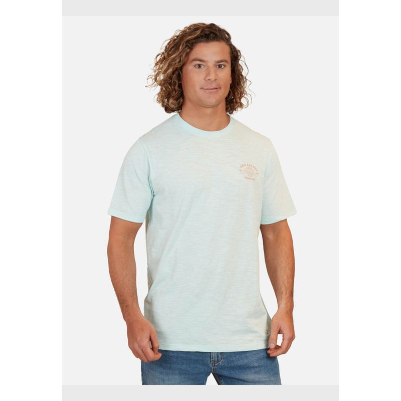 MAUI AND SONS - Polera Making Peace Since 1980 Hombre Verde Maui And Sons