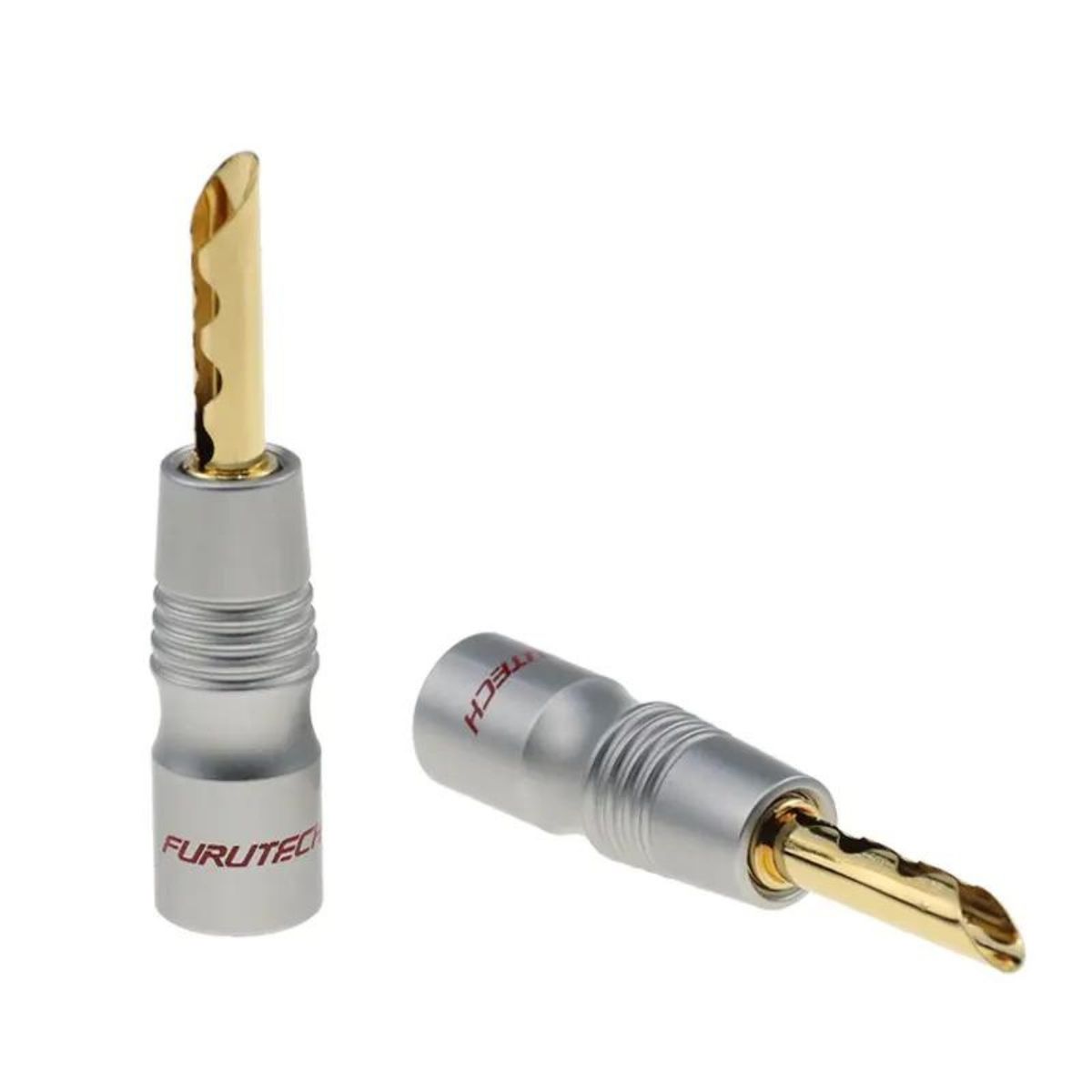 GENERICO - Bananas para parlantes HiFi 4mm Bañadas en oro Furutech Par