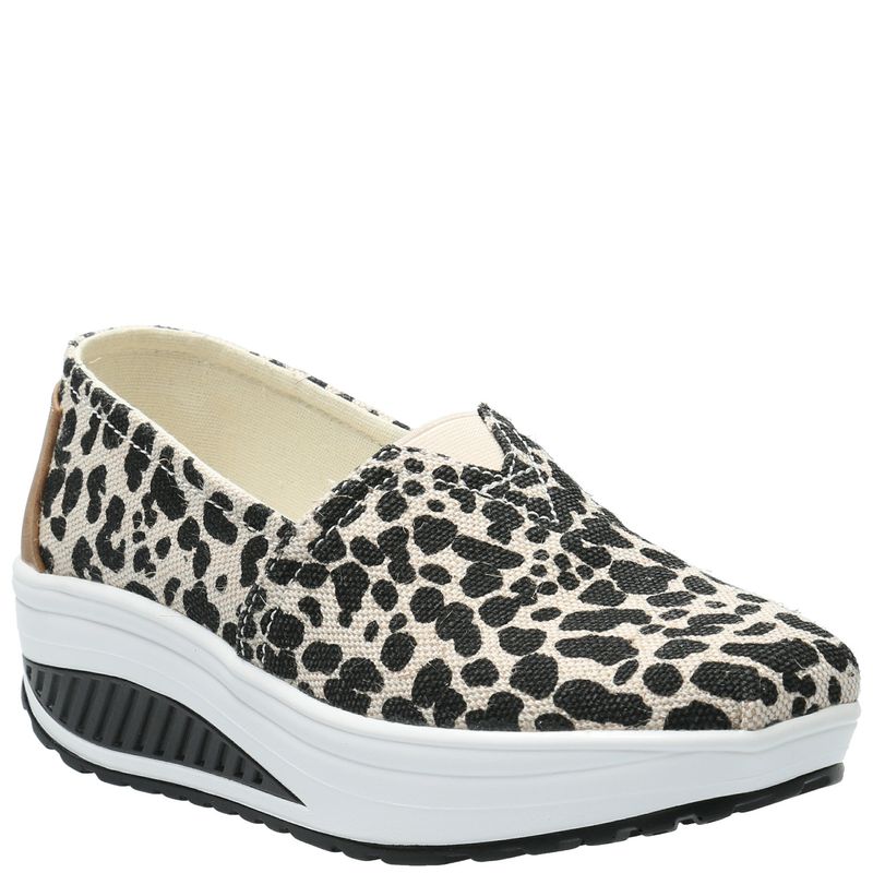 AZALEIA - Alpargata Cremer Animal Print Mujer AZALEIA
