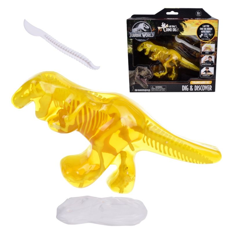 JURASSIC WORLD - Set Excavacion Esqueleto Dinosaurio T-rex Jurassic World Cla