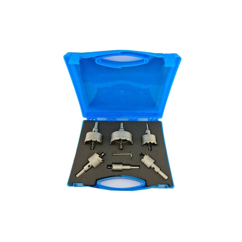 GENERICO - Kit Set Juego De Brocas Para Metal 6 Piezas Crownman