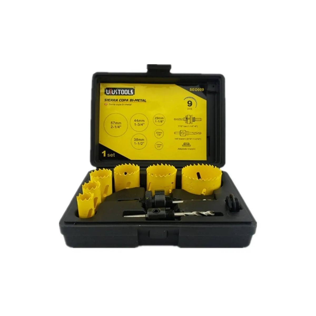 UYUSTOOL - Sierra Copa Bi-metal 9 Piezas - Uyustools